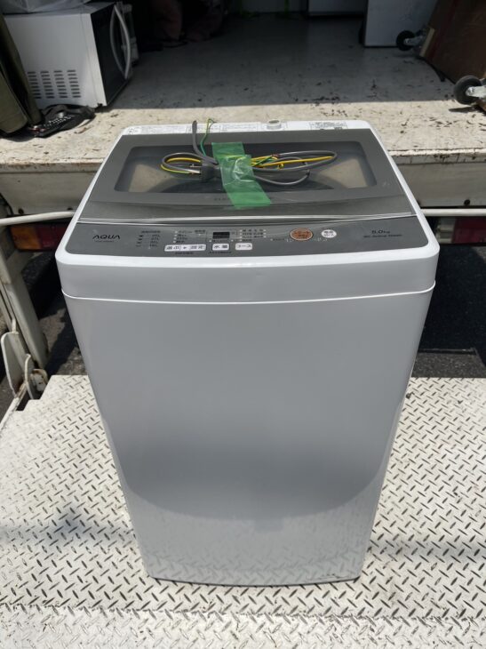 AQUA（アクア）5.0㎏ 全自動洗濯機 AQW-S5M（W) 2022年製