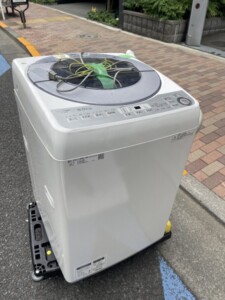 SHARP(シャープ)8.0㎏ 全自動洗濯機 ES-GV8C 2018年製