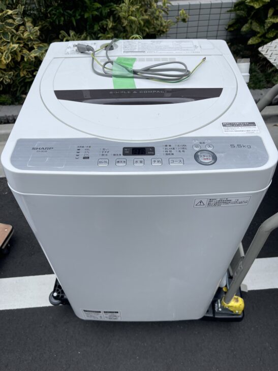 SHARP（シャープ）5.5㎏ 全自動洗濯機 ES-GE5B 2017年製