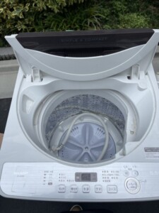 SHARP(シャープ)5.5㎏ 全自動洗濯機 ES-GE5B 2017年製