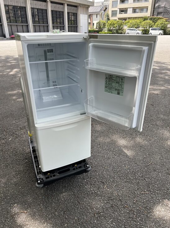 2023年製　Panasonic　パナソニック　2ドア冷蔵庫　NR-B14HW　中古　リサイクルショップ宮崎屋住吉店24.10.29 2023年製 Panasonic パナソニック 2ドア冷蔵庫 NR-B14HW 中古