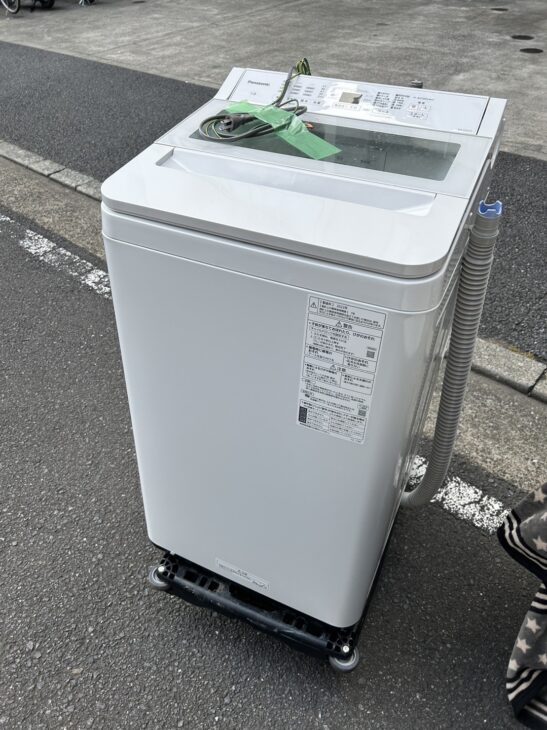 船橋市へ出張し パナソニック 洗濯機 NA-FA7H1 2022年製を【高価買取 