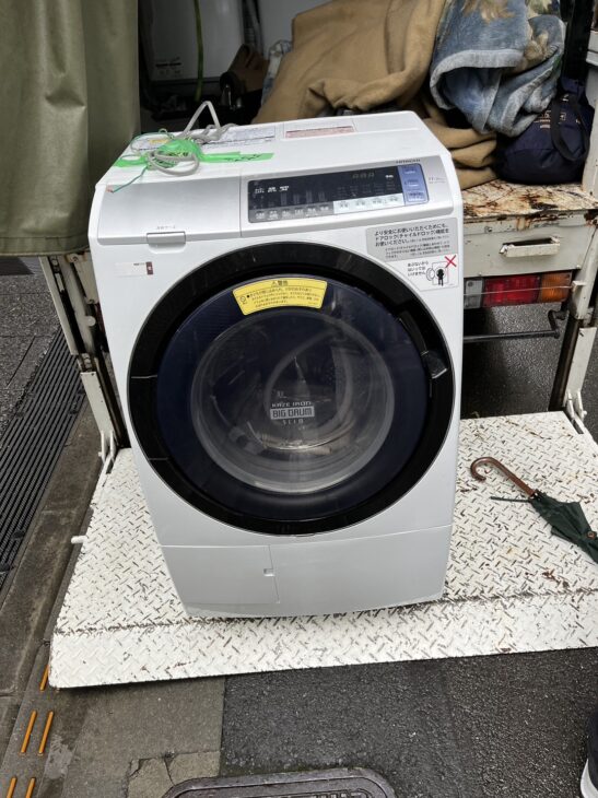 日立製のドラム式洗濯乾燥機 BD-SV110BL 2018年製【出張買取】新宿