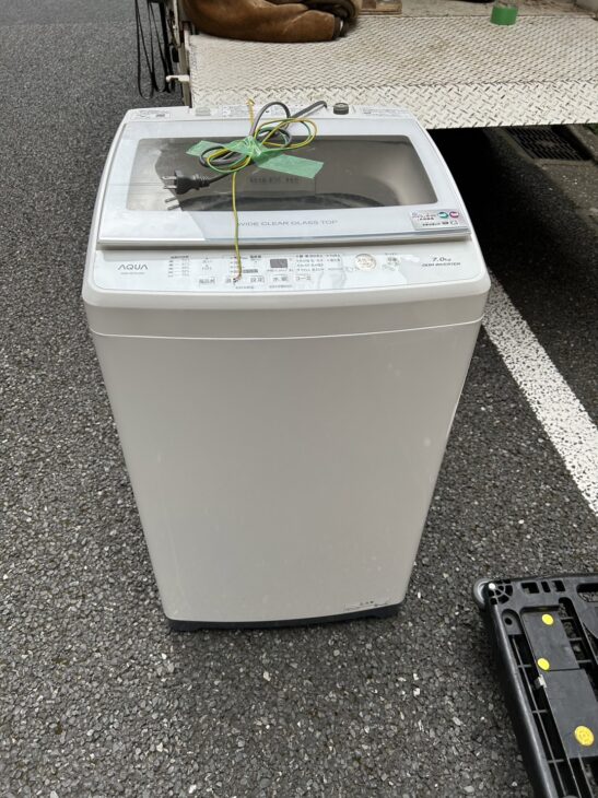 7㎏の洗濯機 AQW-GV70J 2020年製（AQUA製）を豊島区にて【出張買取