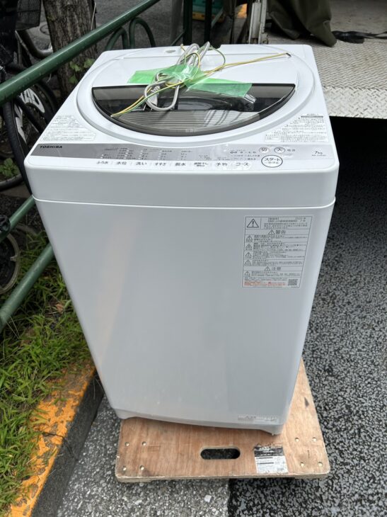 運転時間約45分専用　東芝洗濯機　AW-7G9　7㎏　2021年製　送料込み