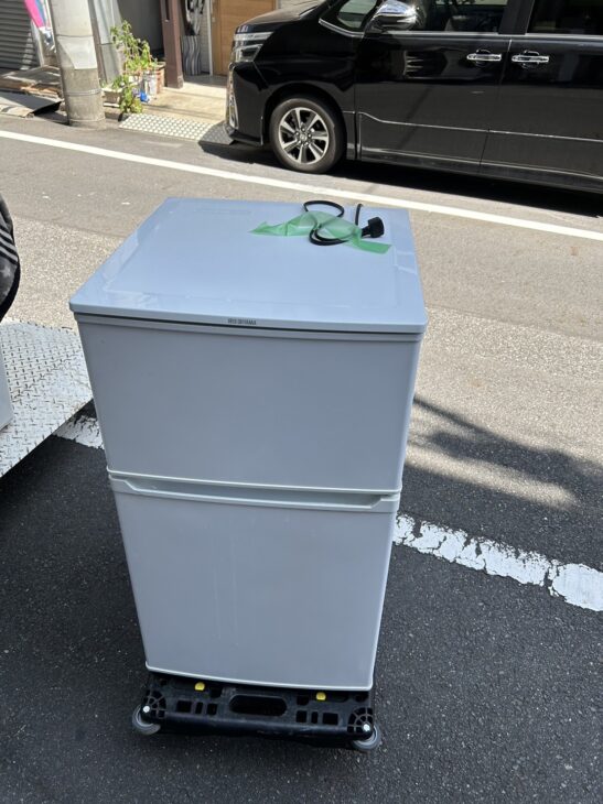 IRIS OHYAMA（アイリスオーヤマ）90L 2ドア冷蔵庫 IRR-90TF-W 2018年製