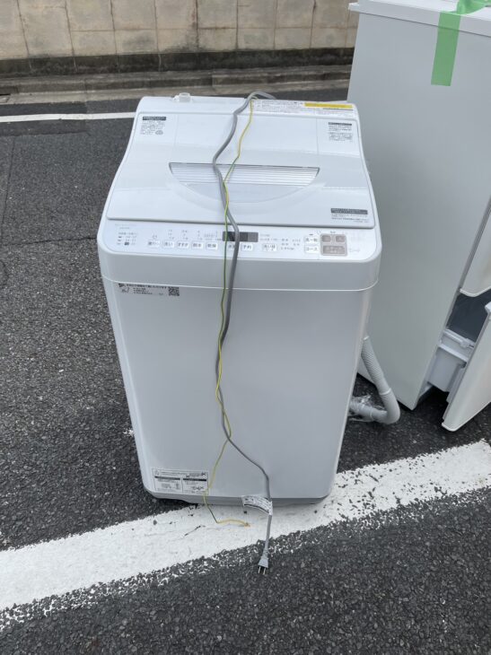 SHARP（シャープ）5.5㎏ 電気洗濯乾燥機 ES-TX5F-S 2021年製