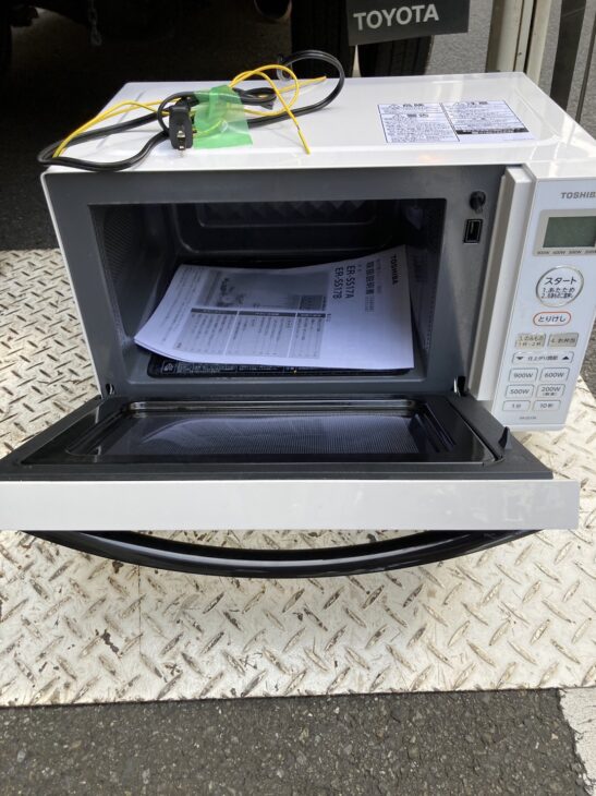 買取価格】東芝製電子レンジ ER-SS17Aなど中古家電 大田区へ行ってき