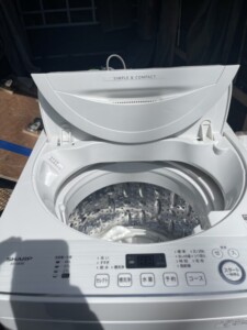 SHARP(シャープ)5.5㎏ 全自動洗濯機 ES-GE5D 2020年製