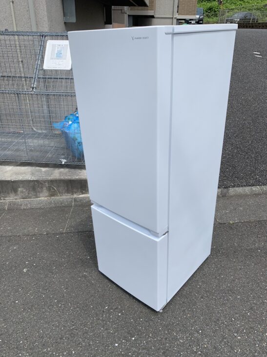 出張で目黒区大岡山】ヤマダ製2ドア冷蔵庫 YRZ-F17H1 2021年製の【査定 