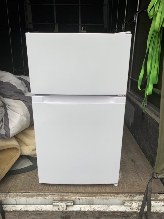アイリスオーヤマの2ドア冷蔵庫 PRC-B092D 2020年製を無料引取【習志野