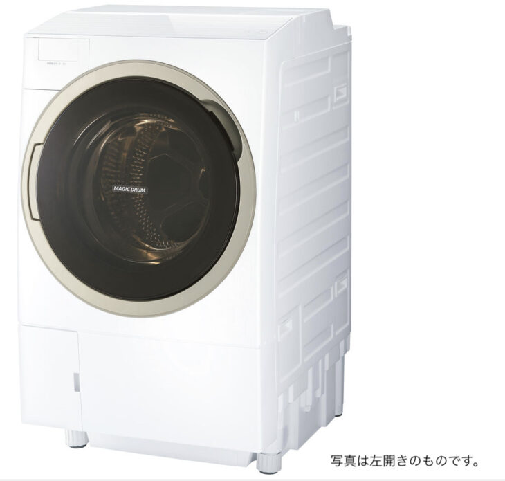 消費電力量ドラム式洗濯乾燥機　TOSHIBA ZABOON TW-Q900L (WS)