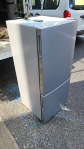 maxzen(マクスゼン)117L 2ドア冷蔵庫 JR117ML01SV 2020年製