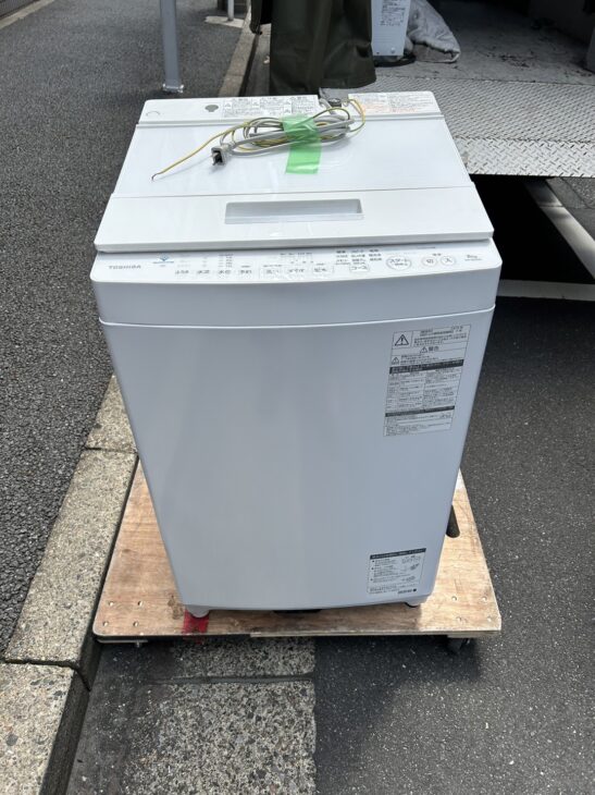 TOSHIBA（東芝）8.0㎏ 全自動洗濯機 AW-8D8(W) 2019年製