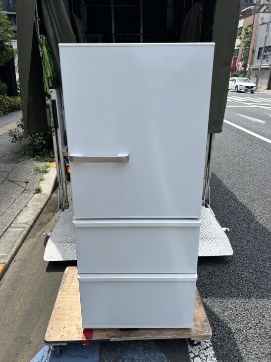 アクアの3ドア冷蔵庫【買取】AQR-27K（W) 2021年製（千代田区） ｜出張