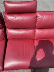 NITORI(ニトリ)L字型ソファー レッド