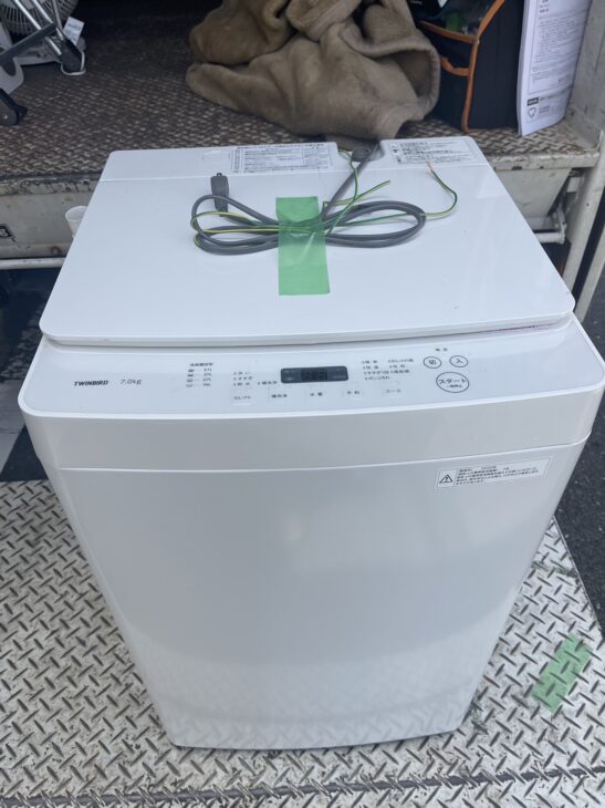 TWINBIRD（ツインバード）7.0kg 全自動洗濯機 WM-EC70 2020年製