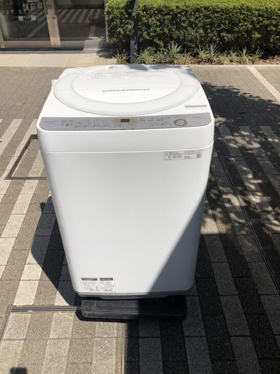 SHARP（シャープ）7.0㎏ 全自動洗濯機 ES-GE7C-W 2019年製