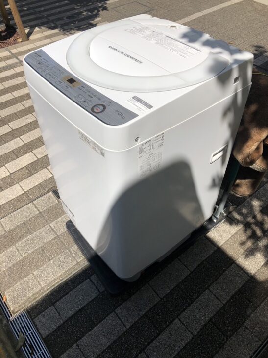 2019年式の洗濯機 ES-GE7C（シャープ）墨田区にて【高価買取】 ｜出張 