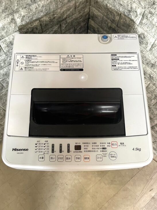 Hisense(ハイセンス) 4.5kg 全自動洗濯機 HW-E4501 2017年式