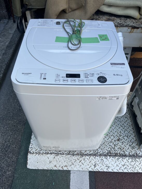 SHARP(シャープ) 5.0kg 全自動洗濯機 ES-GE5E-W 2021年製