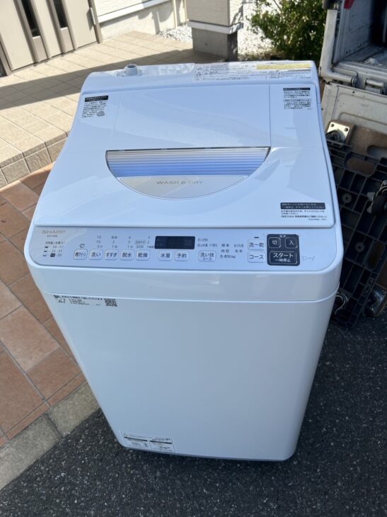 SHARP（シャープ） 全自動洗濯機 5.0kg ES-TX5E-S 2021年製