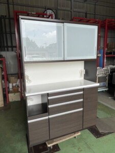 松田家具 食器棚 ダークブラウン