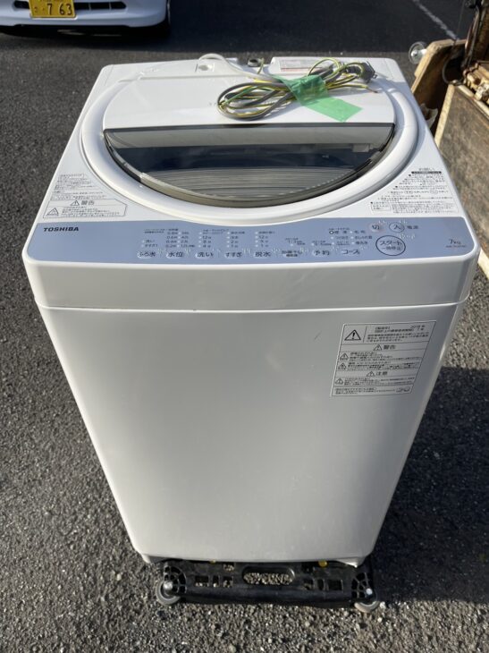 TOSHIBA（東芝）7.0㎏ 全自動洗濯機 AW-7G6（W) 2018年製