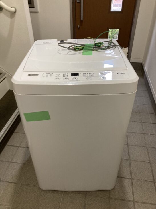 YAMADA（ヤマダ）6.0キロ 全自動洗濯機 YWM-T60H1 2022年製