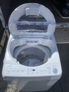 SHARP(シャープ) 8.0kg 全自動洗濯機 ES-GV8E-S 2020年製