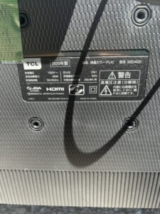 TCL 液晶テレビ 32型 32D400 2020年製