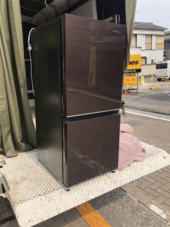 横浜市旭区】に最新式冷蔵庫 HR-G13C-BR をご案内に行きました