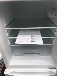 IRIS OHYAMA(アイリスオーヤマ)142L 2ドア冷蔵庫 IRSD-14A-W 2021年製