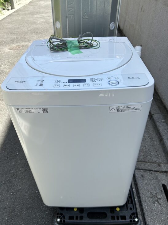 SHARP（シャープ）5.5kg 全自動洗濯機 ES-GE5D 2020年製