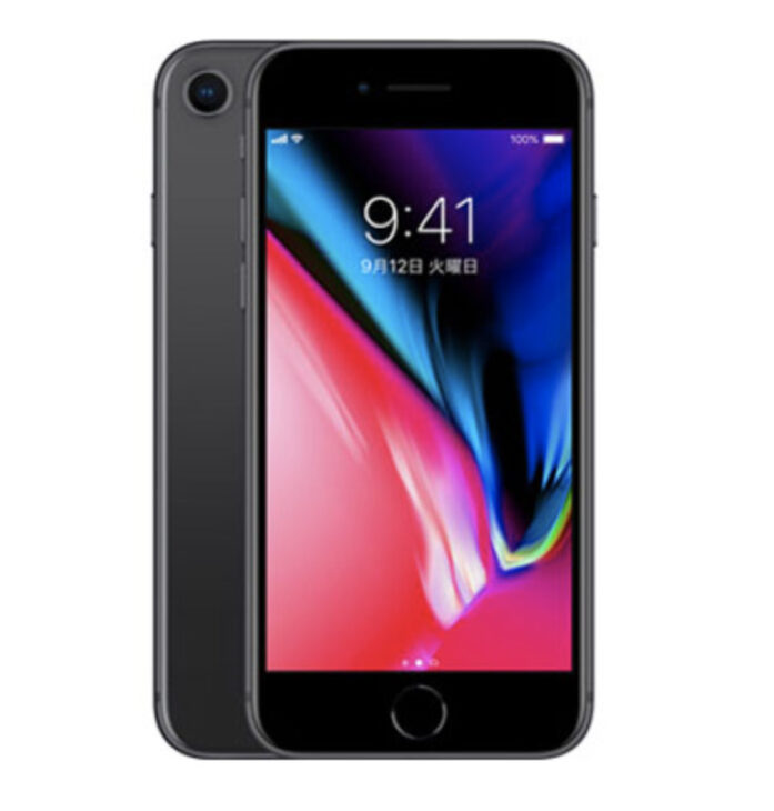 ☆美品☆ iphone 8 Space Gray 256GB SIMフリー