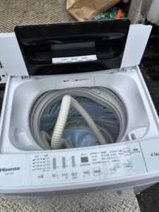 Hisense(ハイセンス) 4.5kg 全自動洗濯機 HW-T45C 2020年製