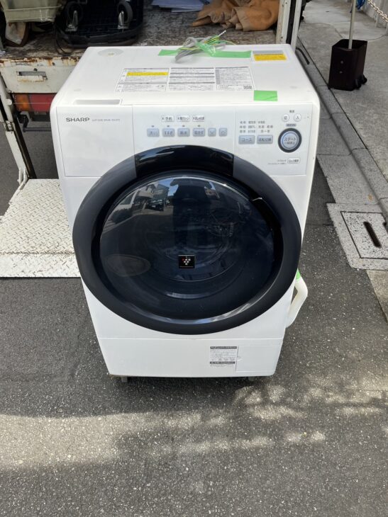 【本日限定出品】ドラム式洗濯乾燥機　SHARP ES-7G-WLすみません