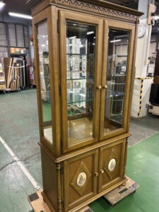 ノーブランド シェルフ サイドボード 2点セット アンティーク