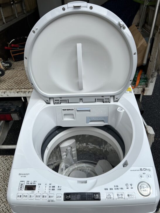 Sharp 電気洗濯乾燥機 ES-TX8E-W 2021年製 引越しセール