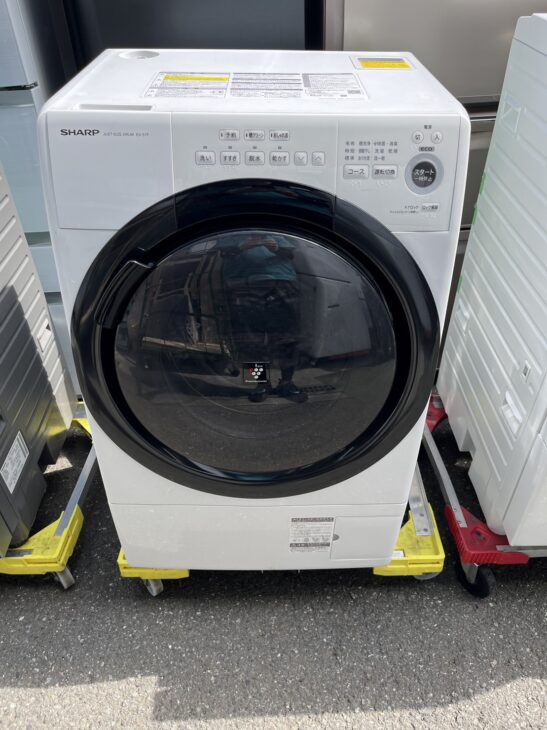 シャープのドラム洗濯機 ES-S7F-WRをご案内に吹田市に行きました