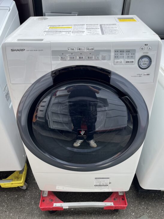 横浜市鶴見区でSHARPのドラム洗濯機 ES-S7C-WLをご案内しました ｜出張