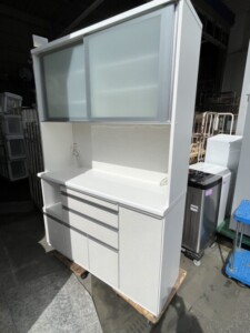 松田家具 食器棚 1400スモークレンジ 40-170-T