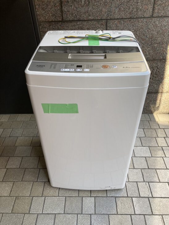 アクアの4.5kg 単身用洗濯機をご案内に大阪府高槻市へ向かいました