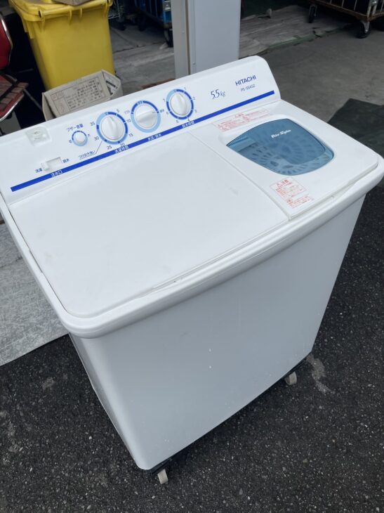 2層式洗濯機 PS-55AS2 2020年製 日立を【無料で引き取り】千葉県野田市 
