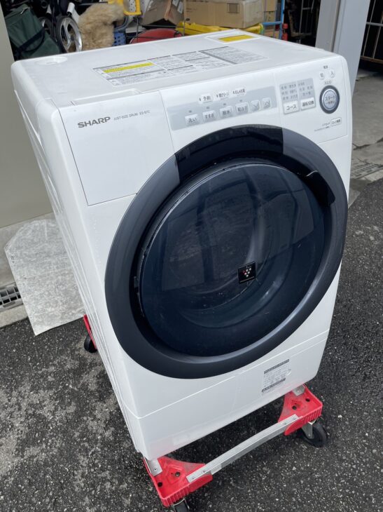 シャープ製（ドラム式洗濯乾燥機 ES-S7C-WL）の【買取】横浜市神奈川区