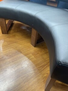 伊藤家具 ラウンドソファ ブラック