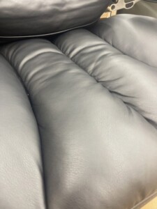 ノーブランド リクライニングチェア レザー ブラック