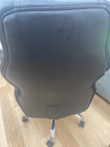 ノーブランド リクライニングチェア レザー ブラック