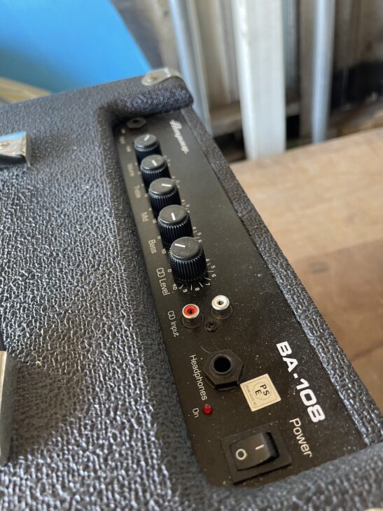 Ampeg（アンペグ）ベースアンプ BA-108の【出張買取】船橋市の