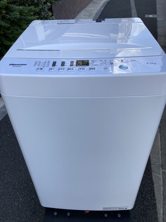 Hisense(ハイセンス) 4.5kg 全自動洗濯機 HW-E4503 2020年製